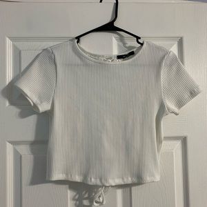 F21 lace crop top